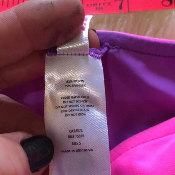 Bikini bottoms pink purple reversible size S - Picture 4 of 4